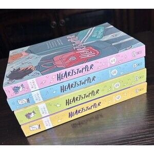New Heartstopper Series Volume 1-4 Books Collection Set Alice Oseman Paperback